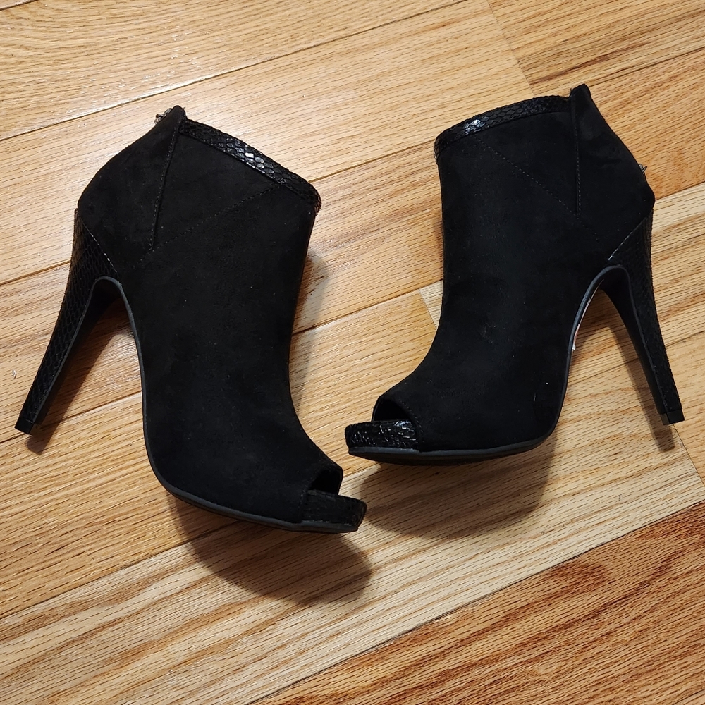 EUC Peep-Toe Booties